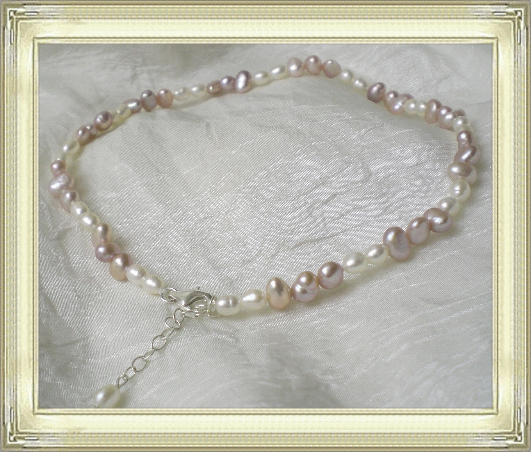 Freshwater pearl necklace for young ladies